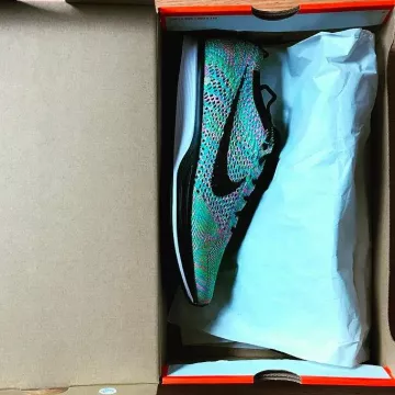 Nike Flyknit Racer Multi-Color 2.0 (2015/2017), shown on the instagram of vinceeh