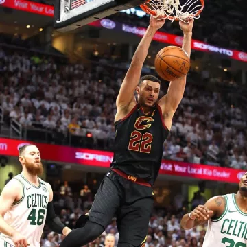 Le maillot de Larry Nance sur l'instagram des Cleveland Cavaliers