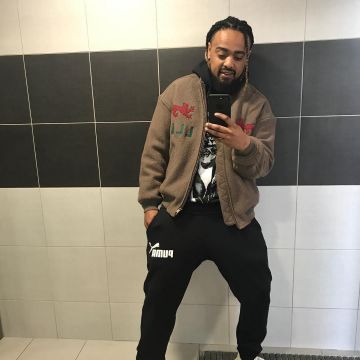Medias de abrigo negro Puma de Alonzo en Instagram
