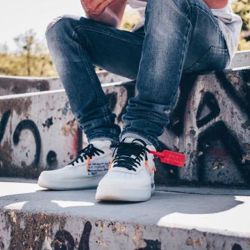 The nike air force 1 @tadsnkrs on his account instagram