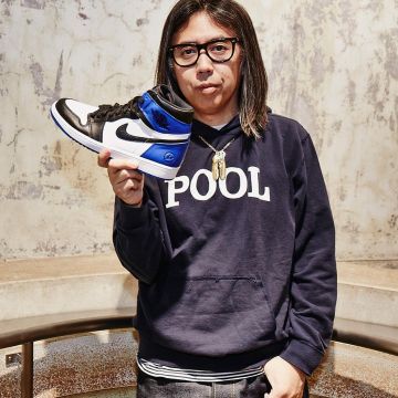 Les FRAGMENT x NIKE AIR JORDAN 1 sur le compte Instagram de CaminoTV