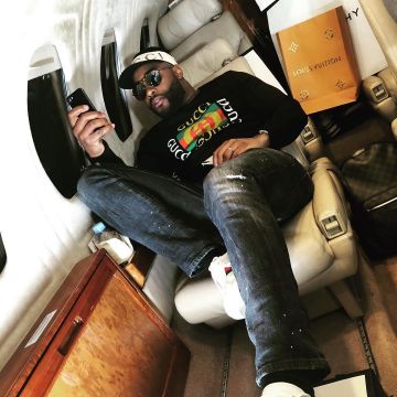 The sweat black Gucci worn by Gradur on his account Instagram