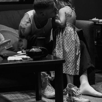 Pareja de Converse Chuck Taylor en Blanco Macklemore en su cuenta de Instagram