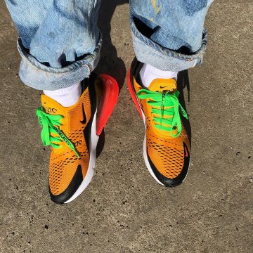 The pair of Nike Air Max 270 University Gold of Sean Wotherspoon on his account Instagram