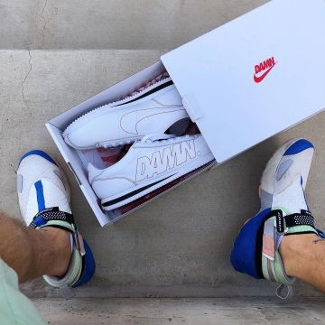 nike cortez kenny 1 kendrick lamar damn white gym red