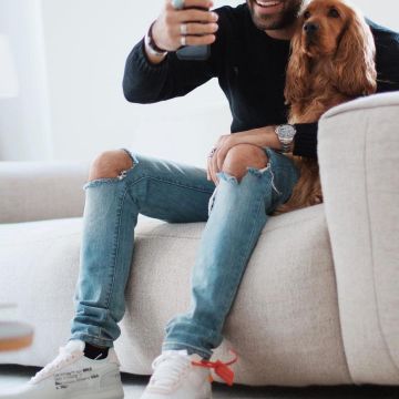 Sneakers The 10 : Nike Air Force 1 Low "Off White" Anil B on his account Instagram