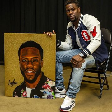 The nike air max 1 obsidian from Kevin Hart on his instagram