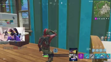 The replica of the helmet of Rust Lord in Fortnite (player: Tyler Blevins aka Ninja)