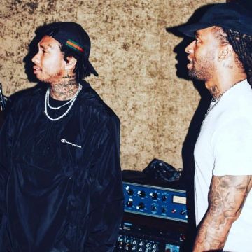 The cap Gucci worn by Tyga on his account Instagram