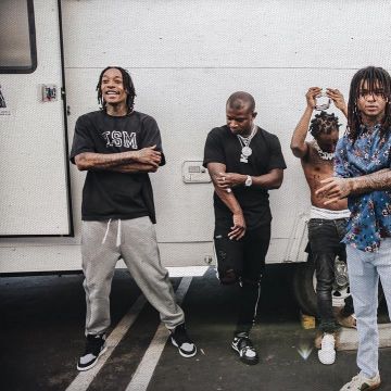 sneakers Jordan 1 Retro High Shadow views on the account Instagram of Wiz Khalifa