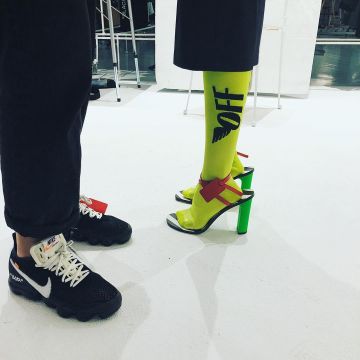 The Nike Air vapormax Virgil Abloh on his account Instagram