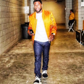 The Nike presto x Off white Kevin Hart on his instagram