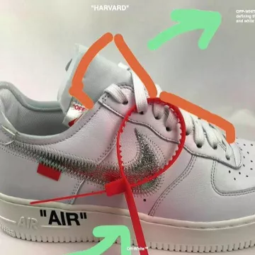 The Nike air force 1 white Virgil Abloh on his account Instagram