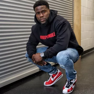 The Nike Cortez Kenny II Kevin Hart on his instagram