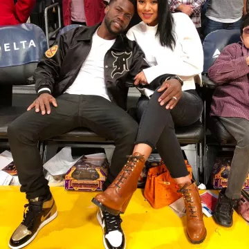 The nike Air Jordan 1 Retro High Og Nrg "gold Top 3" of Kevin Hart on his instagram
