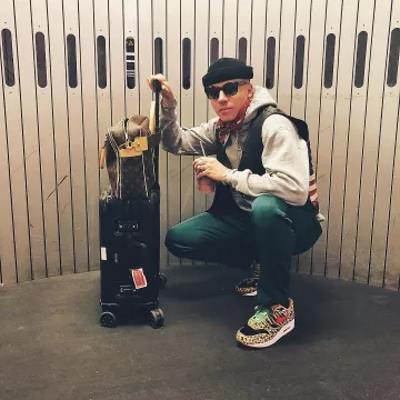Zapatillas Nike Air Max 1 Dlx "atmos" de Macklemore en su cuenta de Instagram