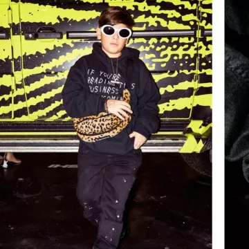 la bolsa de plátano Supreme Leopard vista en la cuenta de Instagram de Benjaminkickz