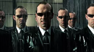 La cravate originale de l'Agent Smith (Hugo Weaving) dans Matrix Revolutions