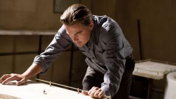 The famous spinning top (Totem) Dominic Cobb (Leonardo DiCaprio) in Inception