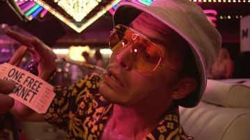 Gafas de sol de Raoul Duke (Johnny Depp) en Las Vegas Parano