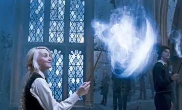 The wand of Luna Lovegood (Evanna Lynch) in Harry Potter and the order of the phenix