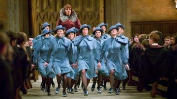 El vestido de Fleur Delacour (Clémence Poésy) en Harry Potter y el cáliz de fuego