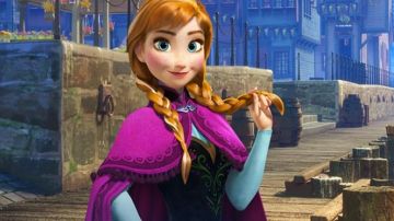 The dress of Anna in The Snow Queen