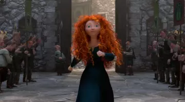 The replica of the dress dark blue Merida in Rebel