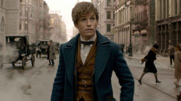 The vest brown Newt Scamander (Eddie Redmayne) in Fantastic Animals