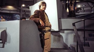 Le blouson marron de Dirk Benedict dans Galactica 1980