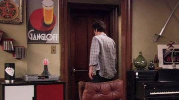 Le poster de la bière Gangloff dans How I met your mother