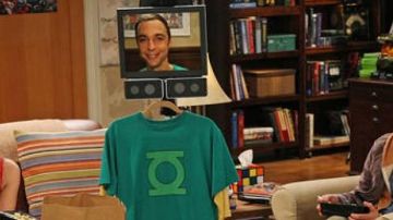 Le t-shirt Green Lantern de Sheldon dans The big bang theory