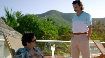 La véritable chemise hawaïenne de Pablo EScobar (Wagner Moura) dans Narcos