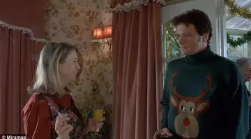 Le Pull-over de Noël de Mark Darcy (Colin Firth) dans Le Journal de Bridget Jones