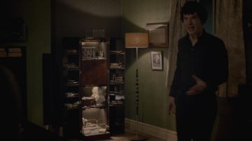 El busto de Goethe en Sherlock Holmes (Benedict Cumberbatch) en Sherlock