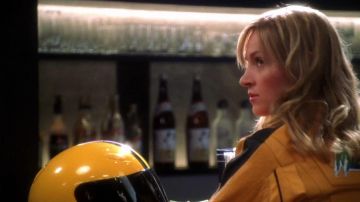 El casco amarillo de Black Mamba / Beatrix Kiddo (Uma Thurman) en Kill Bill: Vol. 1