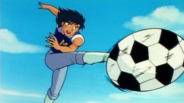 The shirt Muppet of the Captain Tsubasa in Olive and Tom