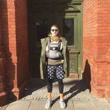 Les sneakers Yeezy Boost 350 "Turtle Dove" de Macklemore sur son compte Instagram