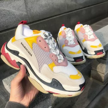 pink and yellow balenciaga