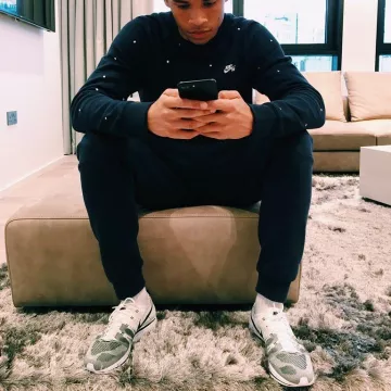 El par de Nike Flyknit Trainer White Black que lleva Leroy Sané en su cuenta de Instagram