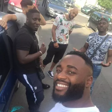 le Sur­vetement FK porté par Nyda sur le compte Instagram de Gradur