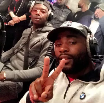 Chaqueta bmw Puma Motorsport Grey de Gradur en su cuenta de Instagram