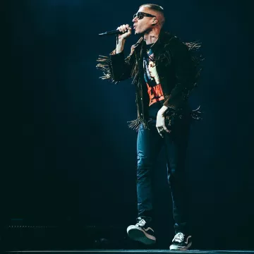 Les sneakers Vans Old Skool Black low de Macklemore sur son compte Instagram