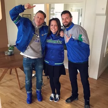 Les sneakers Nike Air Jordan 2 Retro Don C de Macklemore sur son compte Instagram