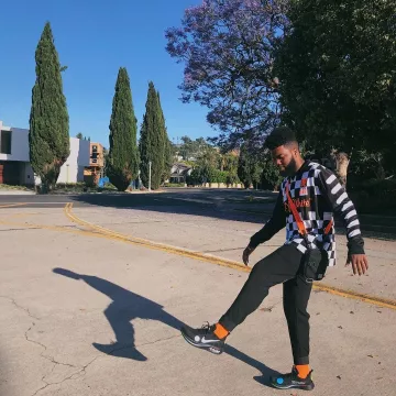 The Nike x Off-White 'Football, My Love' by Khalid on Instagram