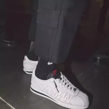 The pair of Cortez Kenny 1 Damn on his account Instagram @kendricklamar | Spotern