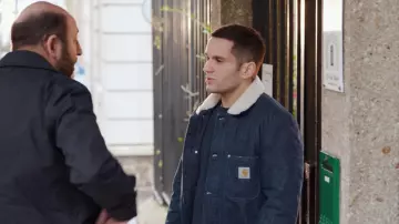 The jacket fur collar Carhartt's Sofiane (Malik Bentalha) in The blankie