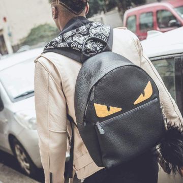 La mochila Fendi negra de Kingsley Coman en su cuenta de Instagram