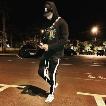 The bag banana Supreme La Fouine on his account Instagram @Lafouine78