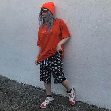 Sneakers Nike Air 6 Retro Orange Gatorade Billie Eilish on his account Instagram